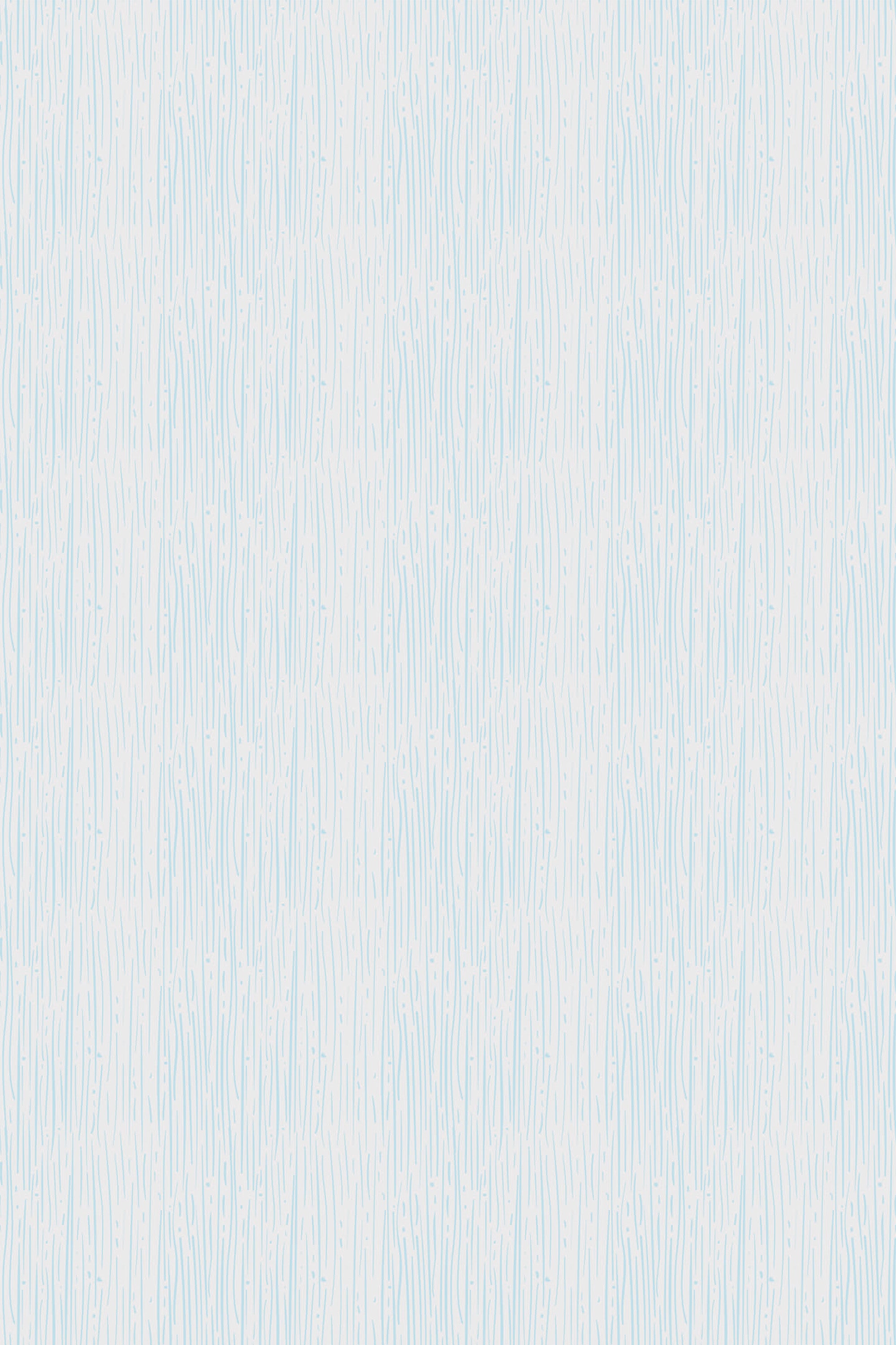 Light blue wallpaper with vertical white raindrop patterns, creating a serene and fluid aesthetic, titled 'Rainy Day', suitable as peel and stick removable wallpaper.