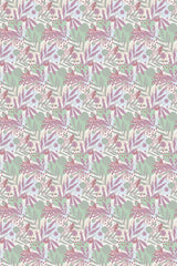 Leaf and flower pattern