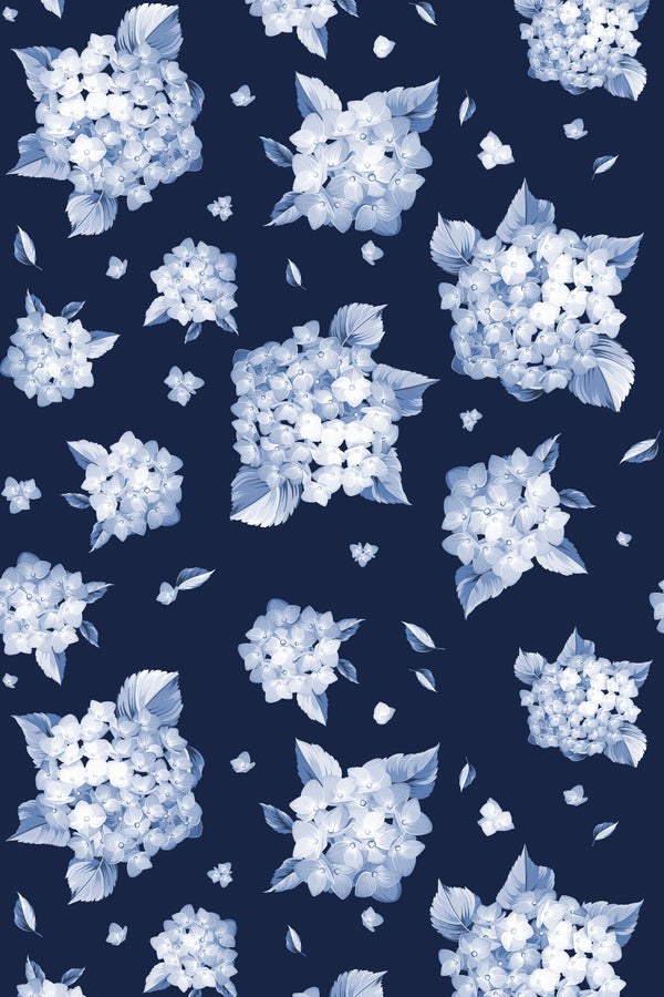 Navy Blue wallpaper for walls peel and stick