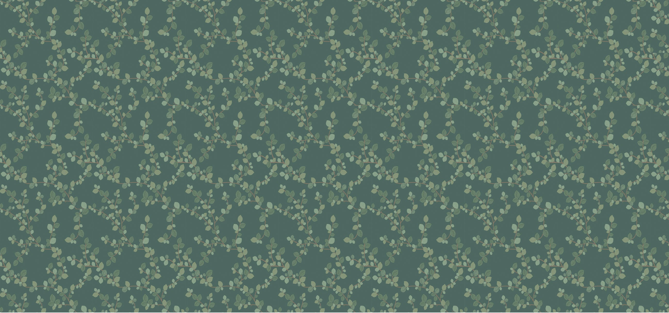 green botanical leaf wallpaper for walls