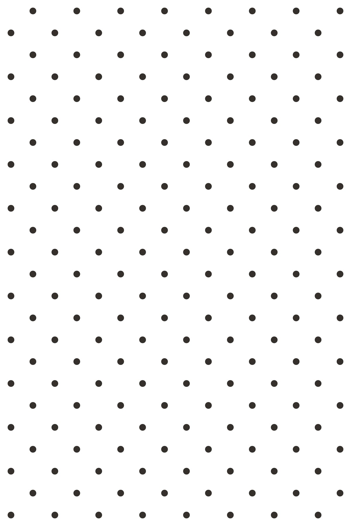 Black and white polka dot wallpaper pattern