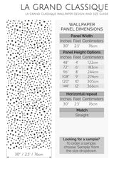 seamless dots peel and stick wallpaper specifiation