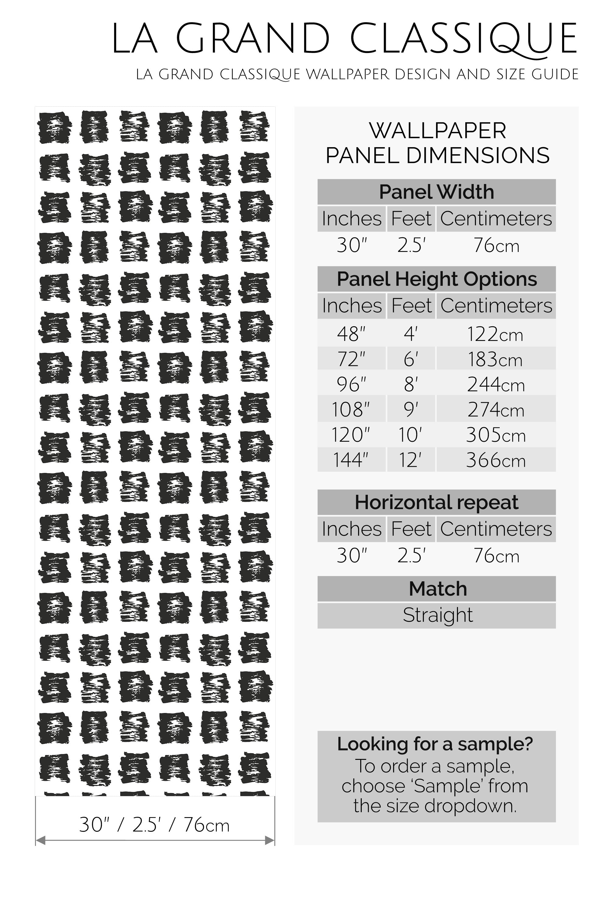 paint spots peel and stick wallpaper specifiation