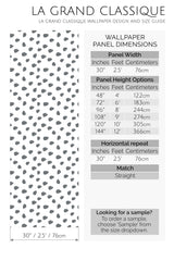 irregular dots peel and stick wallpaper specifiation