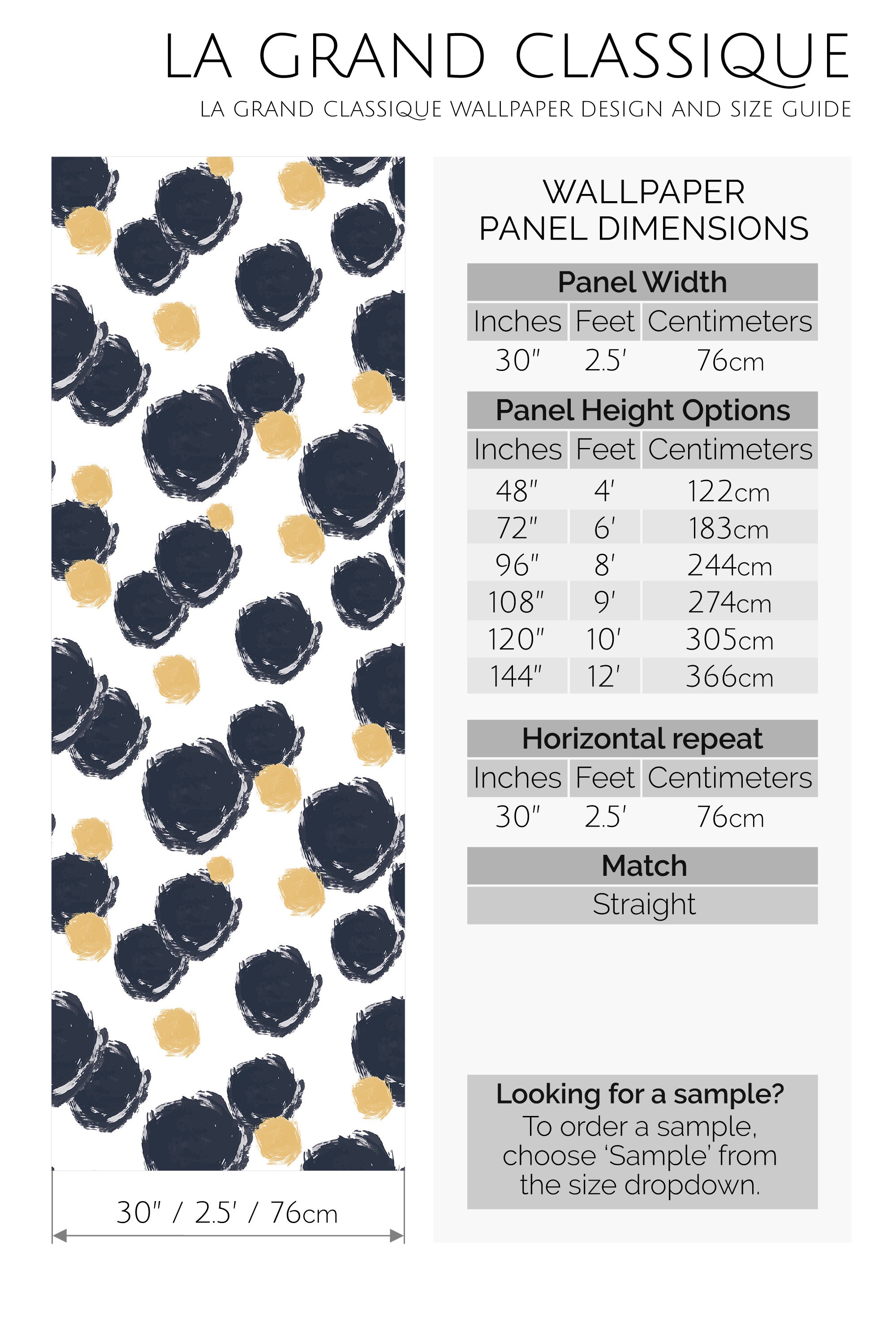 big paint spots peel and stick wallpaper specifiation