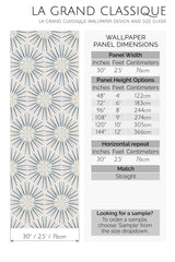 blue star peel and stick wallpaper specifiation