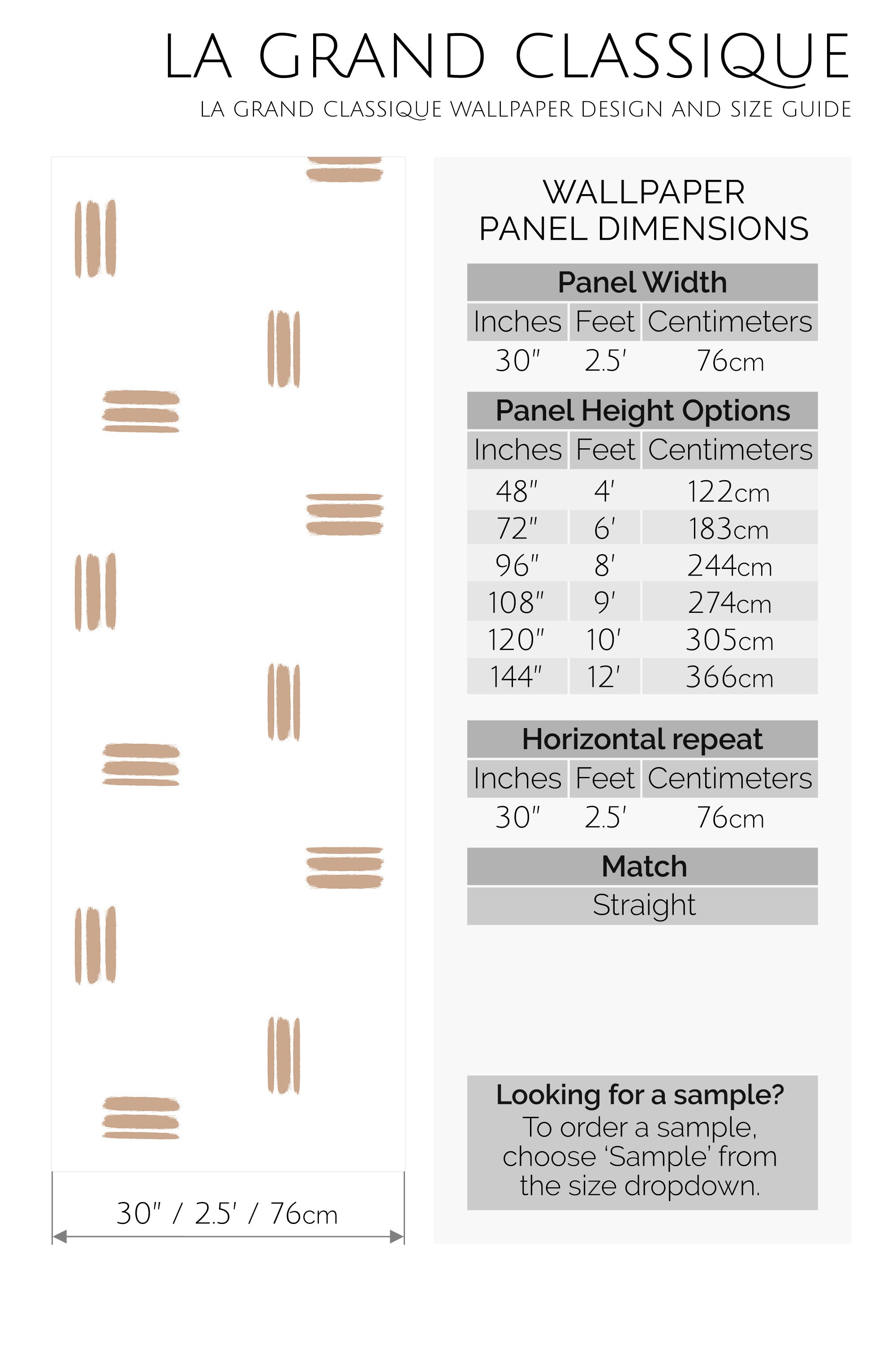 nursery brush stroke peel and stick wallpaper specifiation
