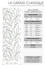 leaf design peel and stick wallpaper specifiation