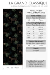 jungle animal peel and stick wallpaper specifiation