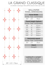 flower line peel and stick wallpaper specifiation