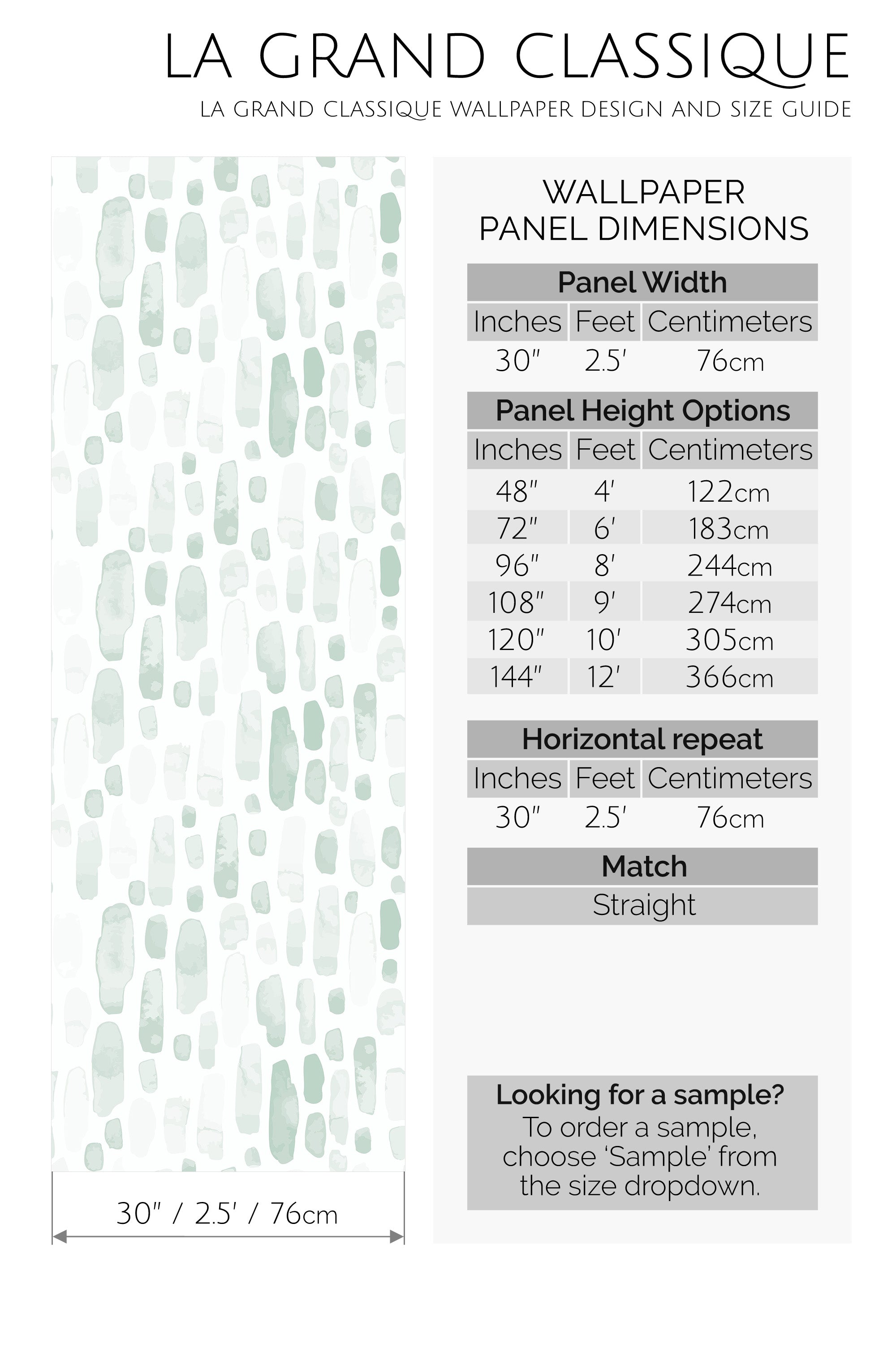 green watercolor drops peel and stick wallpaper specifiation