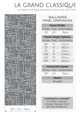 vintage abstract grid peel and stick wallpaper specifiation