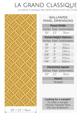 yellow retro squares peel and stick wallpaper specifiation