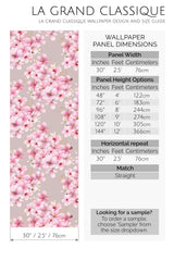 cherry blossom peel and stick wallpaper specifiation