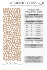 painted dots peel and stick wallpaper specifiation