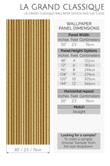 bamboo peel and stick wallpaper specifiation