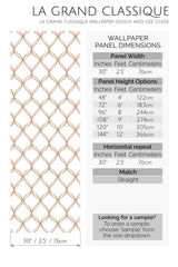 traditional peel and stick wallpaper specifiation