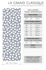 brush dots peel and stick wallpaper specifiation