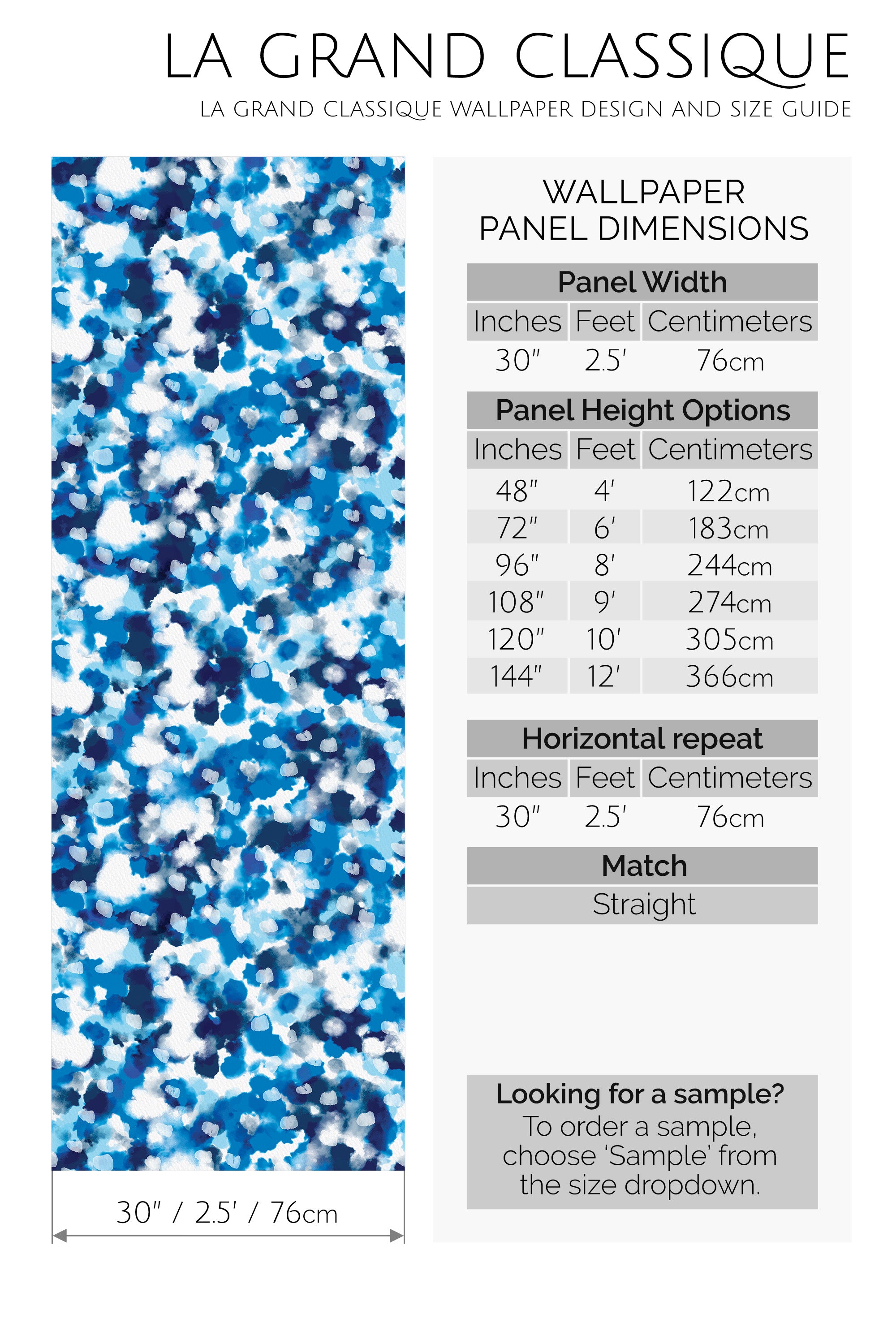 colorful peel and stick wallpaper specifiation