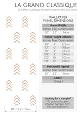 arrow peel and stick wallpaper specifiation