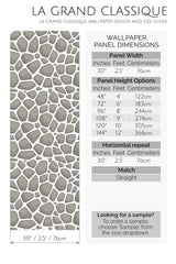 stone peel and stick wallpaper specifiation