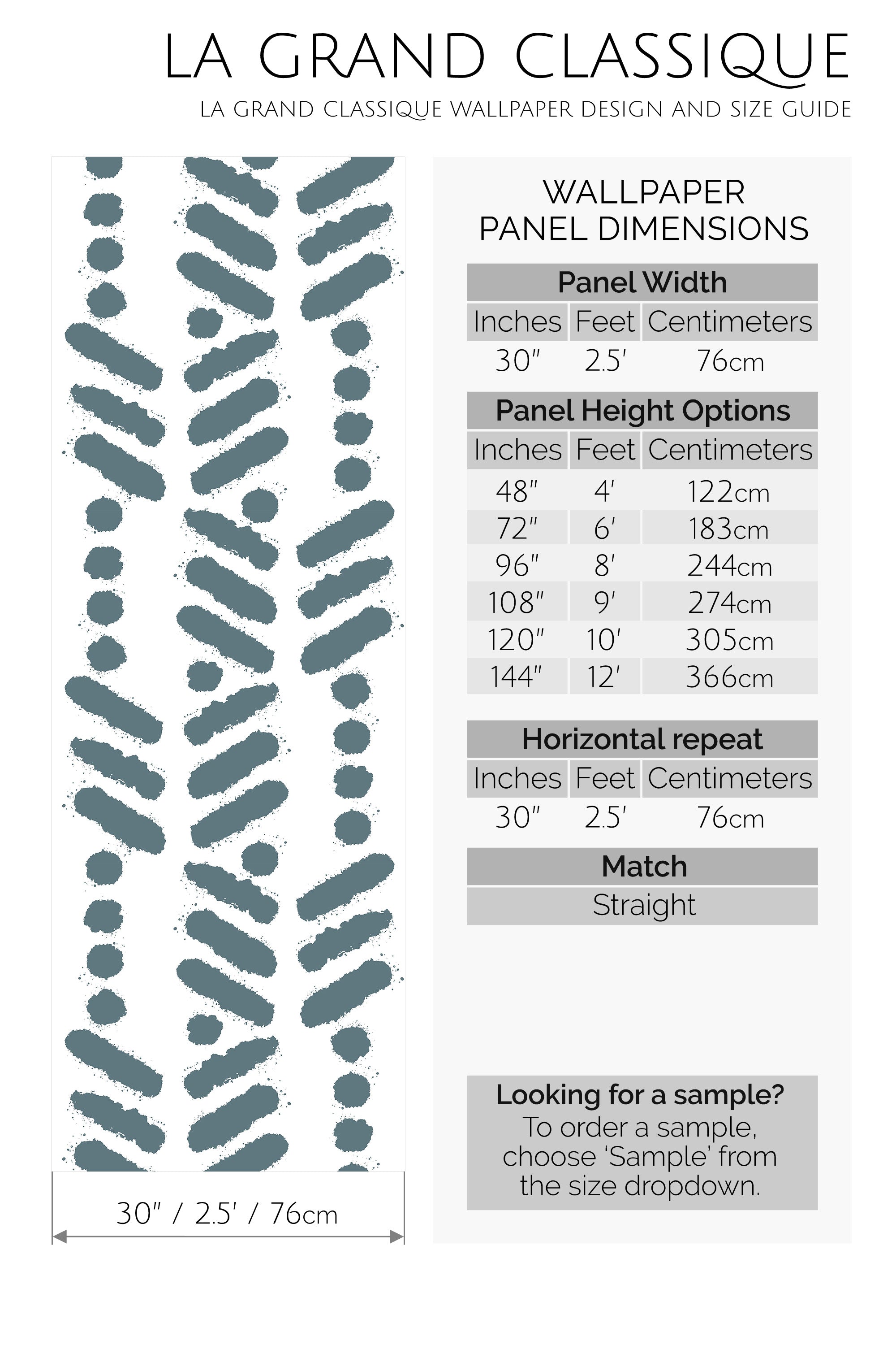 herringbone brush stroke peel and stick wallpaper specifiation