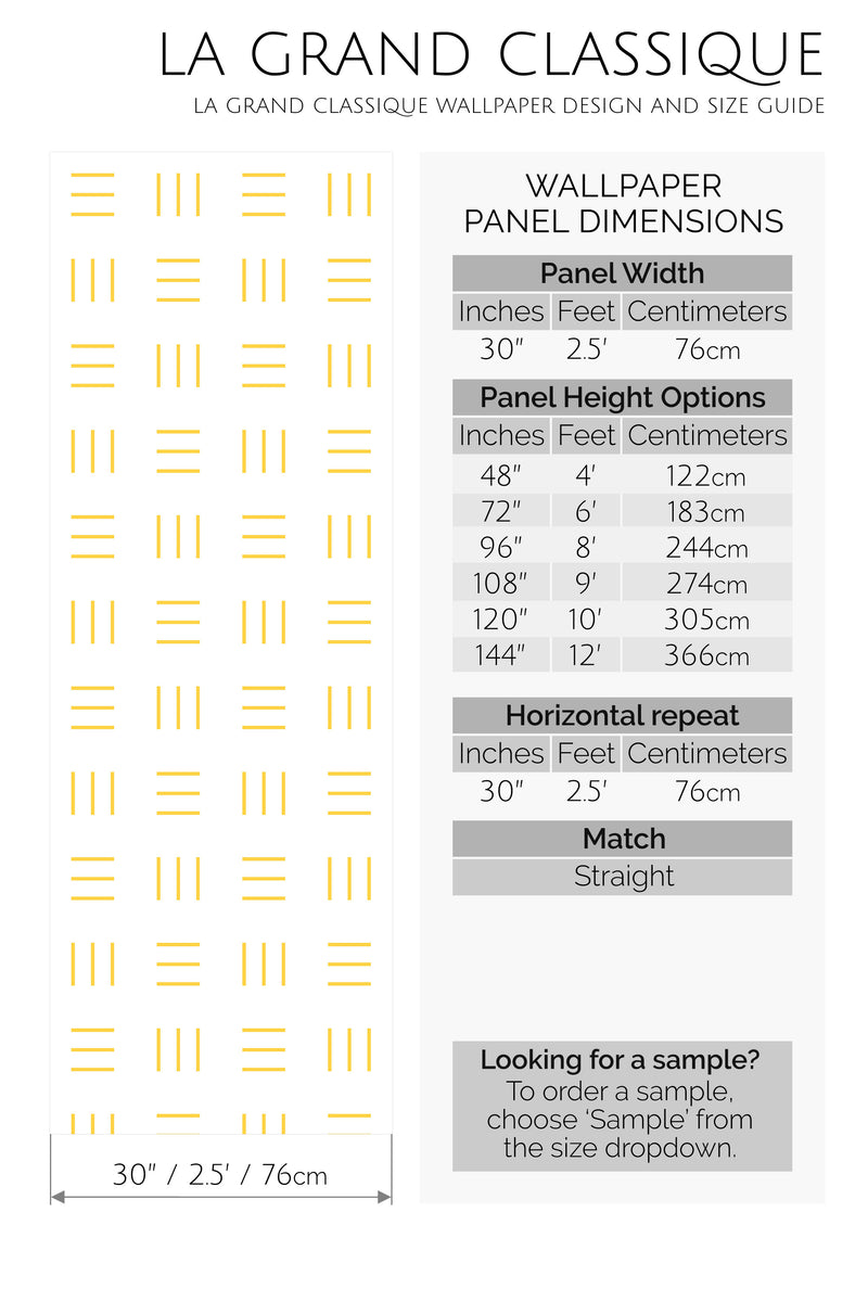 line peel and stick wallpaper specifiation