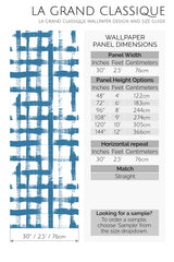 grid peel and stick wallpaper specifiation