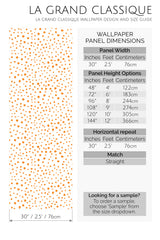 dotted design peel and stick wallpaper specifiation