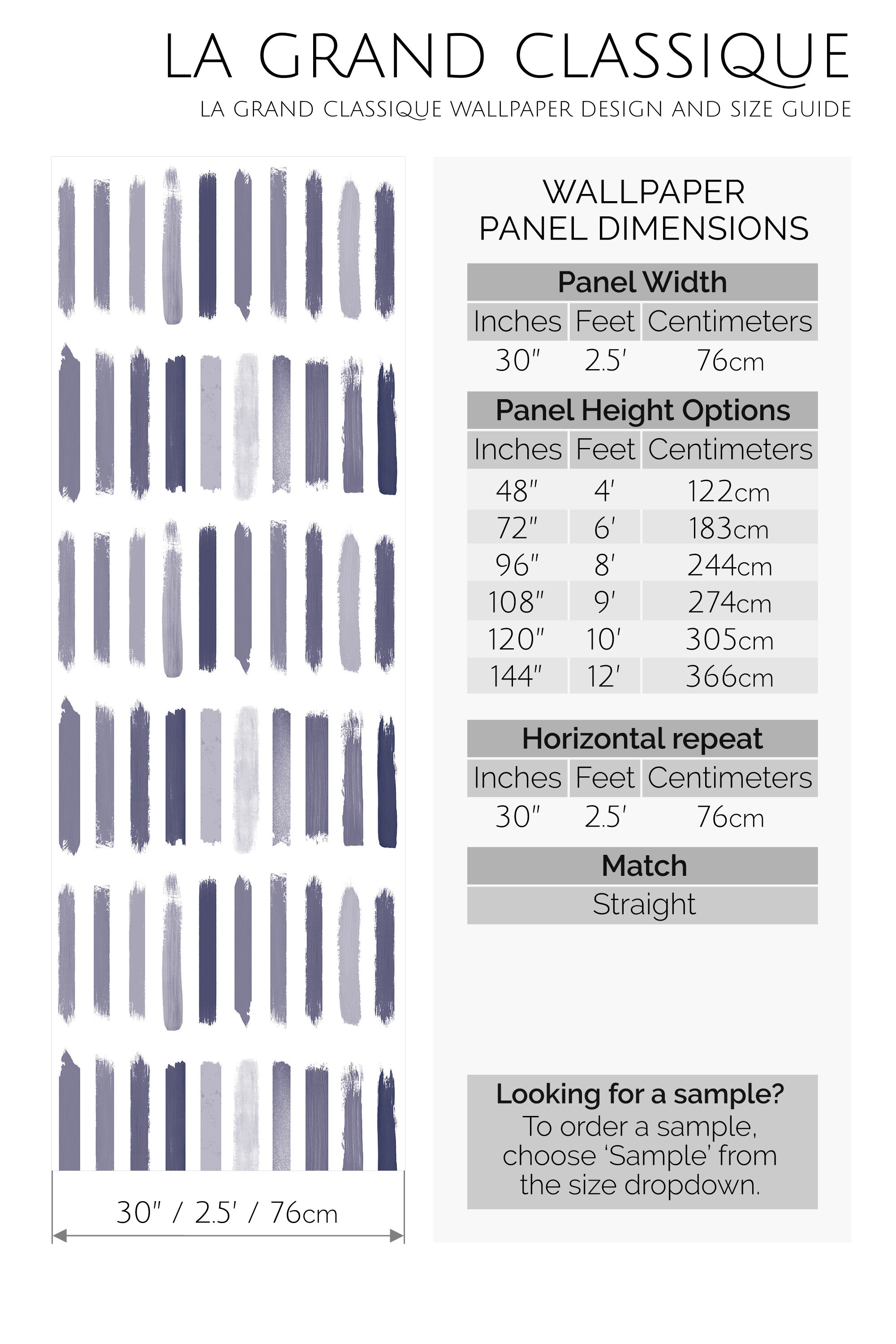 brush peel and stick wallpaper specifiation