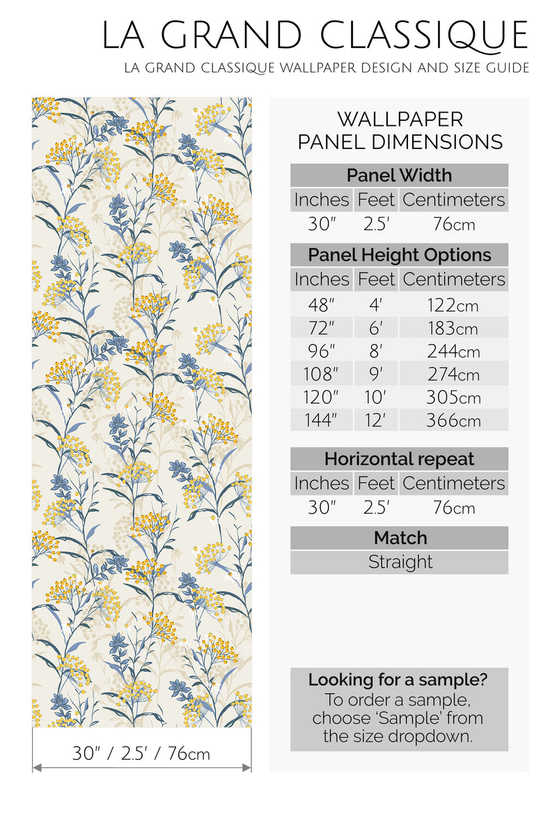 vintage floral peel and stick wallpaper specifiation