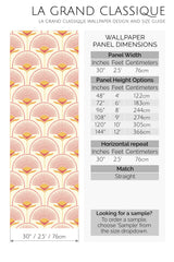 Pink retro floral wallpaper peel and stick DIY