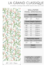 pastel meadow peel and stick wallpaper specifiation