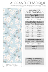 blossoming tree peel and stick wallpaper specifiation