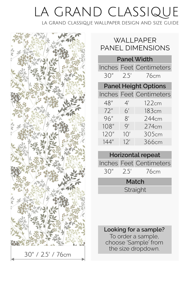 elegant floral peel and stick wallpaper specifiation