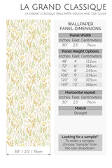 pastel garden peel and stick wallpaper specifiation