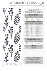 tropical leaves peel and stick wallpaper specifiation