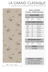 hunting dog peel and stick wallpaper specifiation