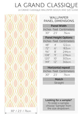 pink vintage circle peel and stick wallpaper specifiation