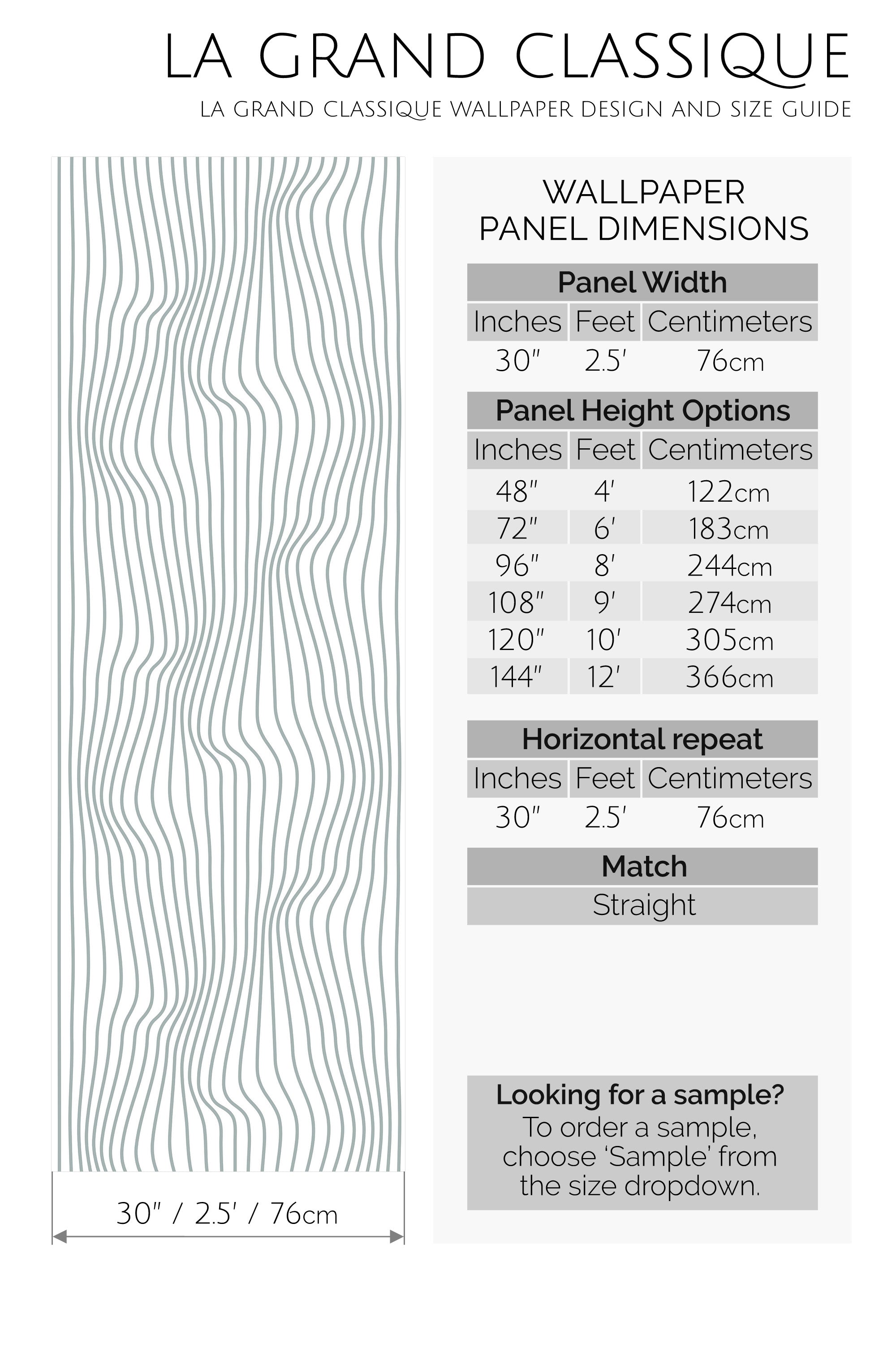 illusion line art peel and stick wallpaper specifiation