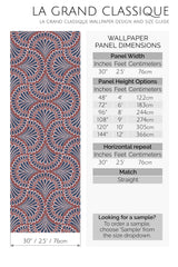 usa paisley peel and stick wallpaper specifiation