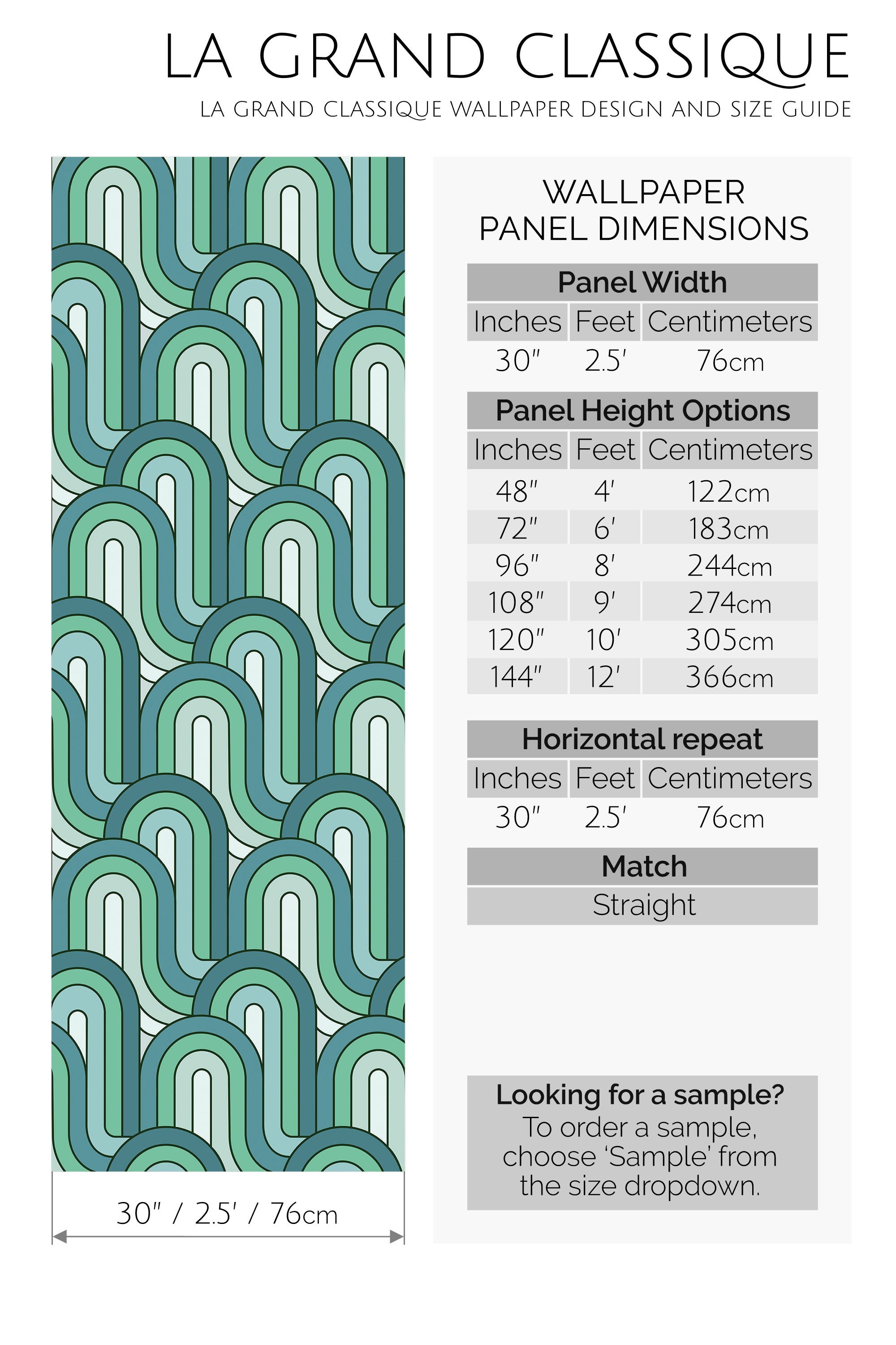 green retro wave peel and stick wallpaper specifiation