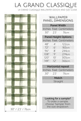 farmhouse plaid peel and stick wallpaper specifiation