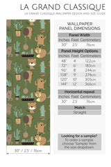 hedgehog playmates peel and stick wallpaper specifiation