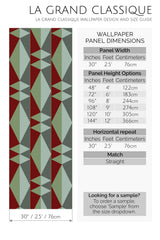 burgundy modern print peel and stick wallpaper specifiation