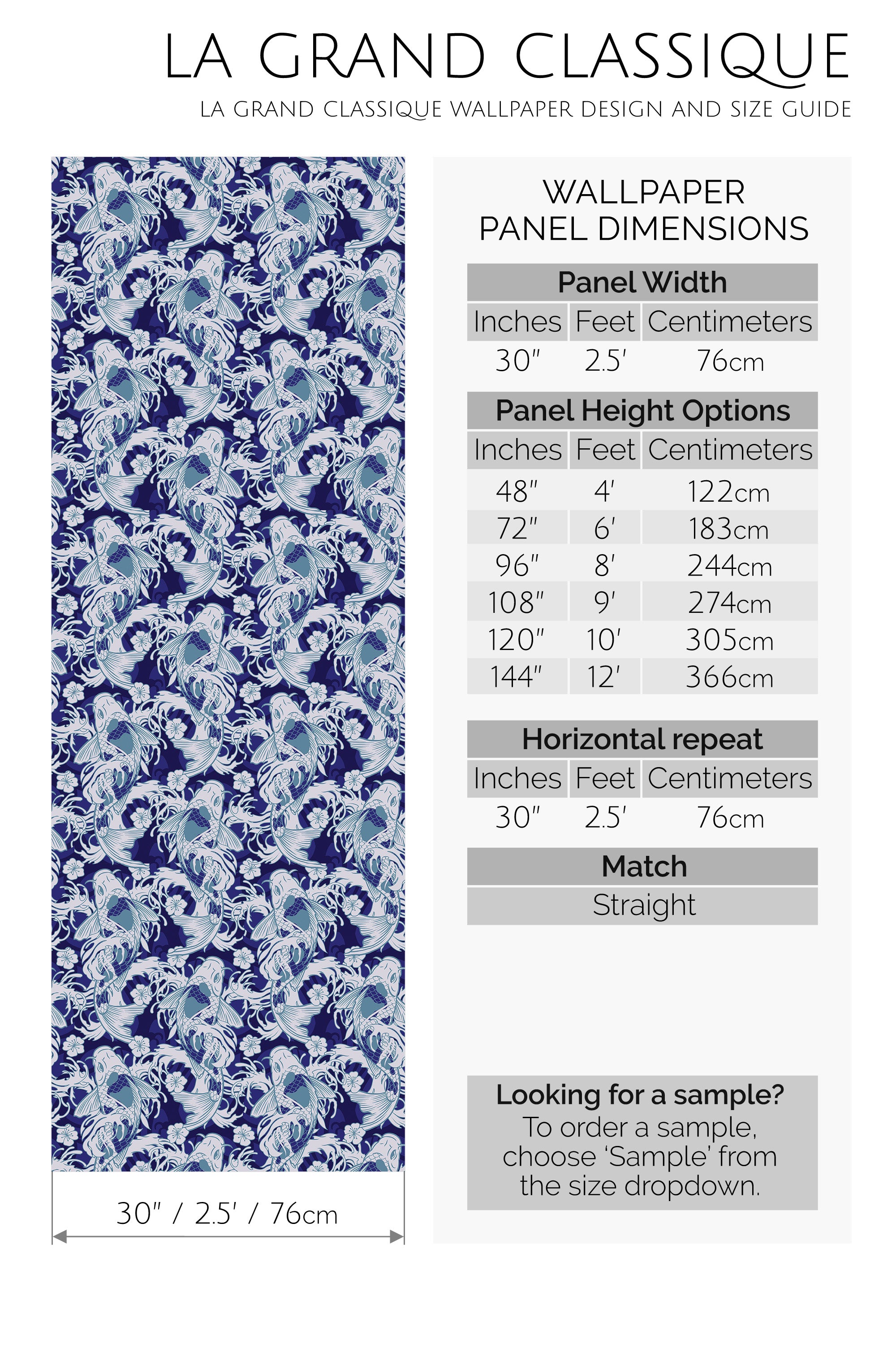 nautical fish peel and stick wallpaper specifiation