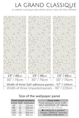 spring cottage peel and stick wallpaper specifiation