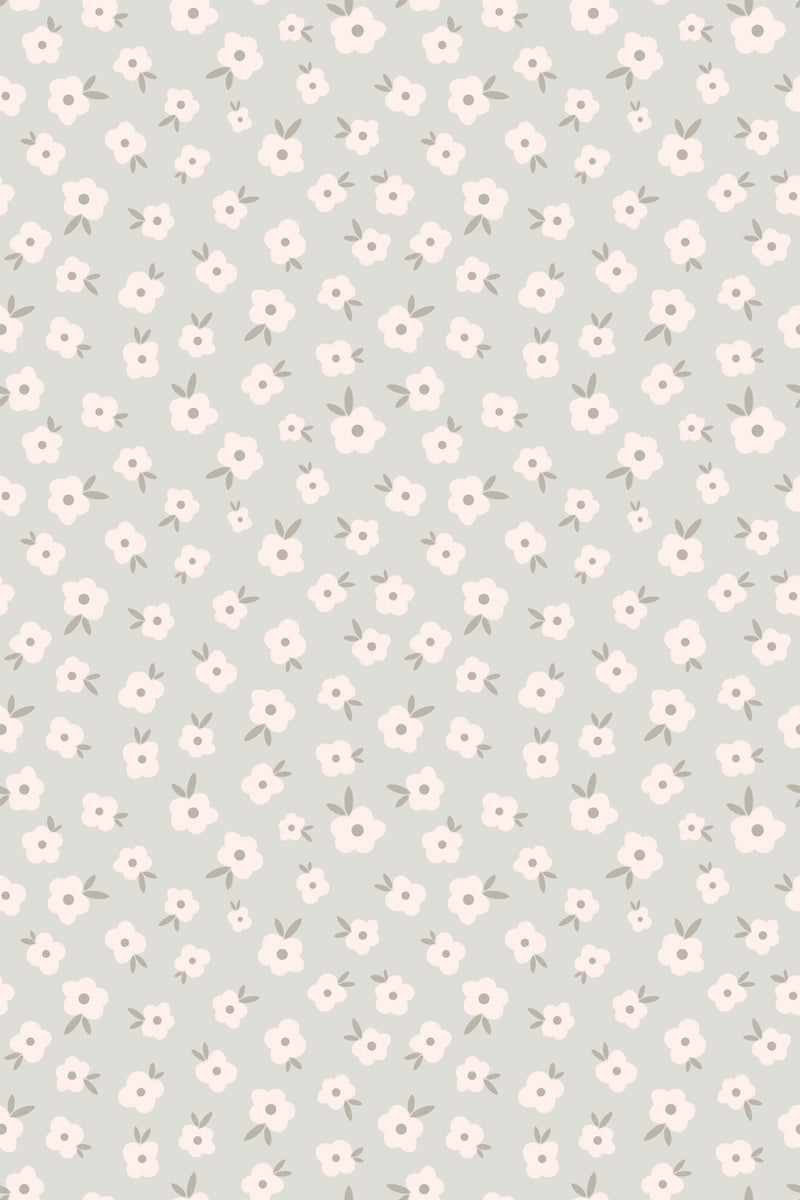 neat and cute spring floral wallpaper pattern repeat