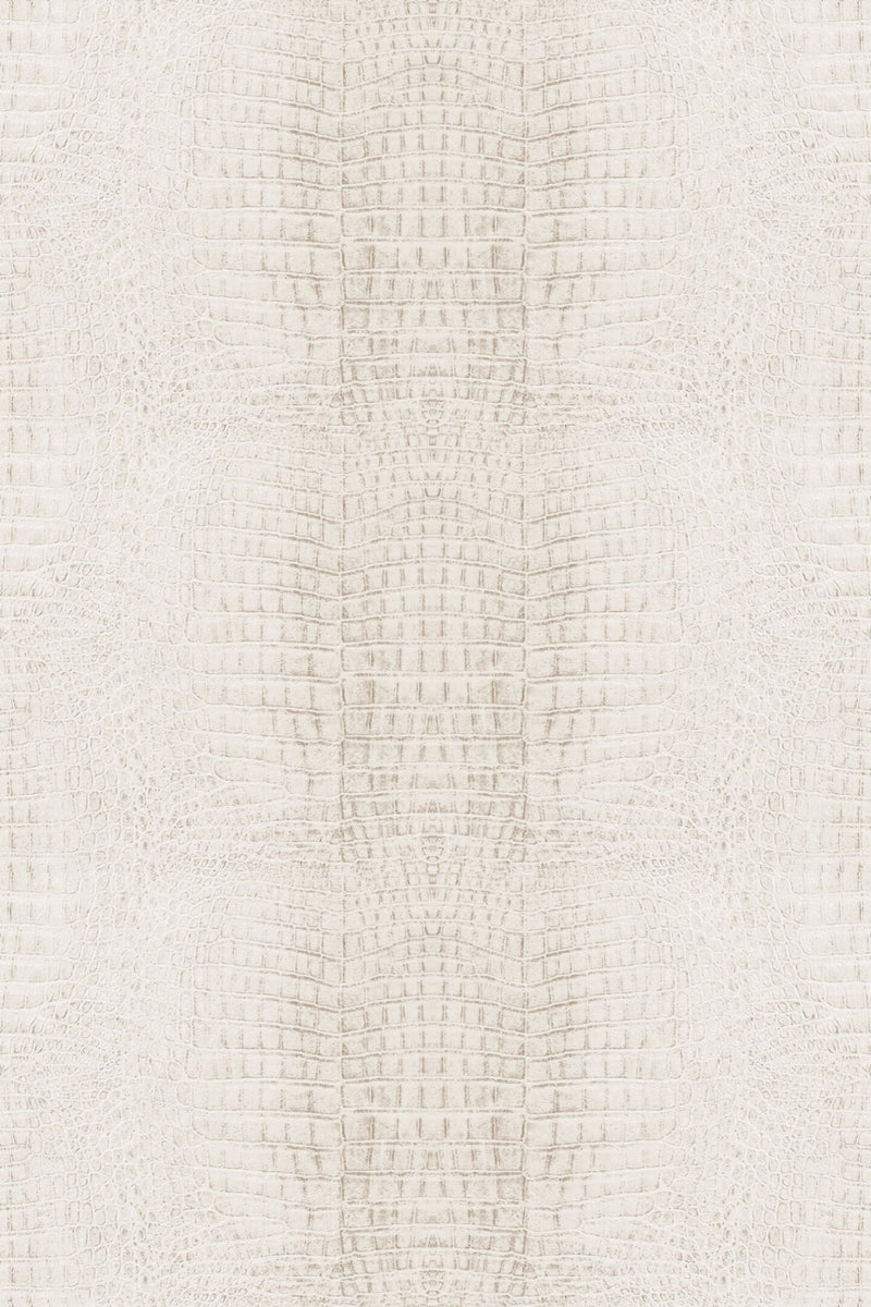 light beige crocodile wallpaper pattern repeat