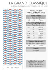 vintage pattern peel and stick wallpaper specifiation